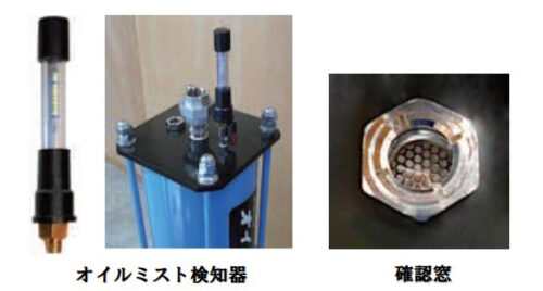 検知器と確認窓