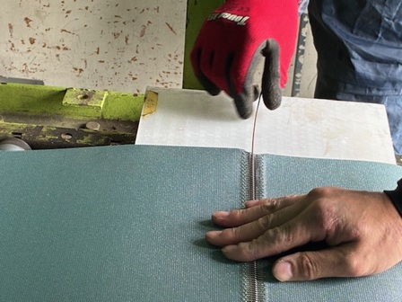 ベルト交換の様子